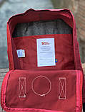 Рюкзак Fjallraven Kanken classic 16L Канкен класик 16 л Ox Red Dark Blue Київ, фото 4