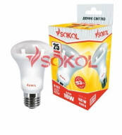 Лампа світлодіодна LED R63 AL 10 W 220 В E27 4100 K new SOKOL