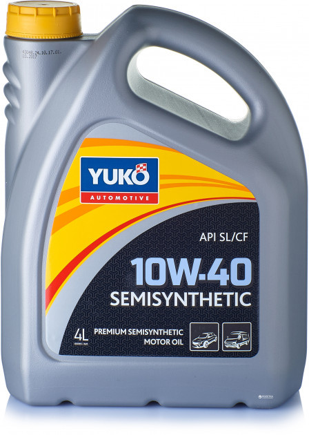 Масло 10W-40 YUKO SEMISYNTHETIC SL/CF (полусинтетика 4л.)