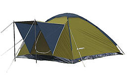 Палатка Presto Acamper Monodome 4 Pro  4х местная туристическая для отдыха 3000 мм зеленая