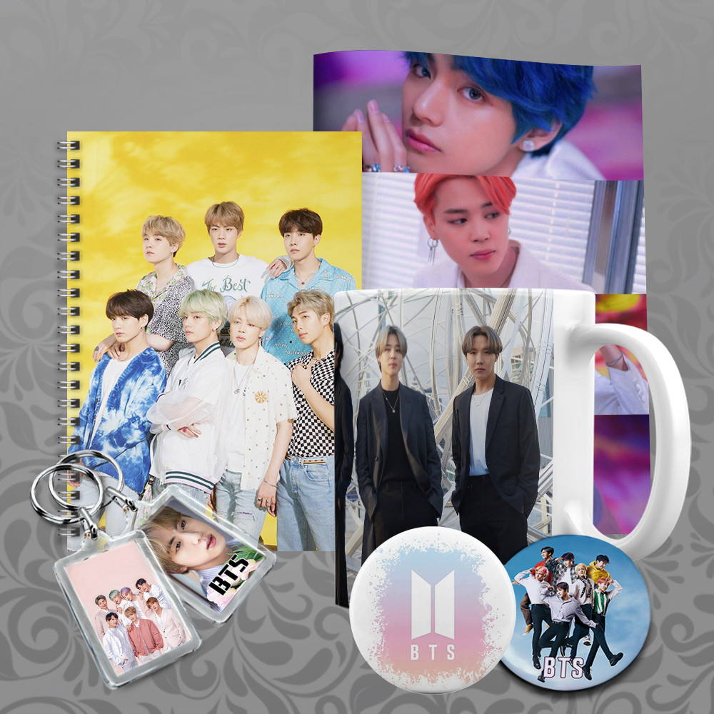 Подарунковий бокс K-pop BTS 10 предметів