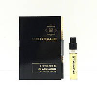 Пробник нишевой парфюмированной воды Montale Black Aoud Intense 2ml оригинал, древесный аромат унисекс