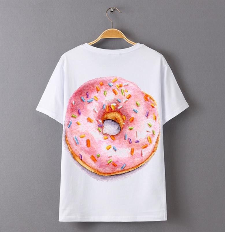 Жіноча футболка з пончиком, фото 1