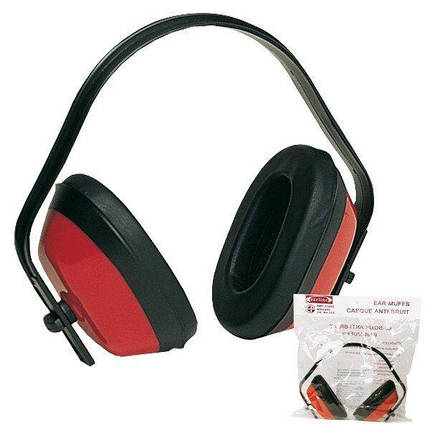 Навушники робочі МАХ 200, з обідком, червоні, фото 2
