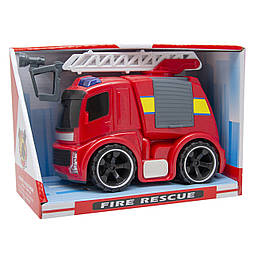 Іграшкова Пожежна машина, 23 см, зі світловими ефектами, червоний (A849523U)