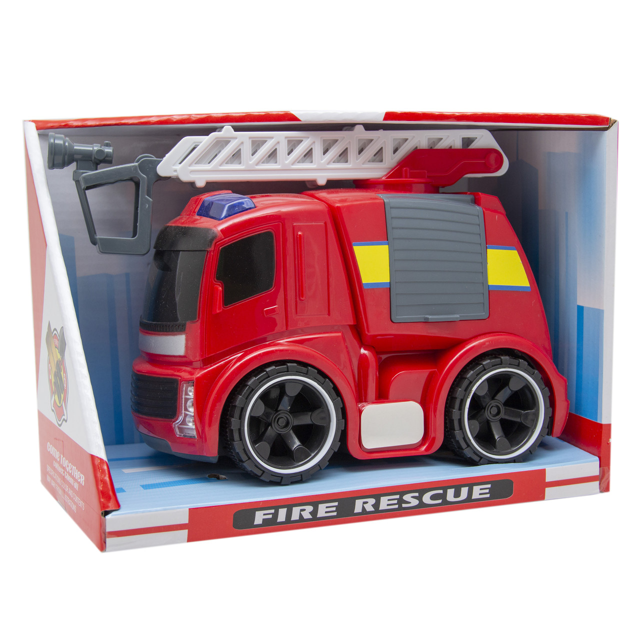 Іграшка дитяча - Пожежна машина, 19 см, зі світловими ефектами, червоний, пластик (A849523U)