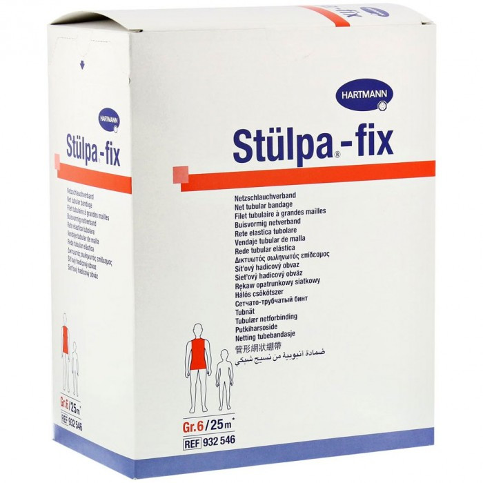 Эластичный Трубчато-сетчатый Бинт для Фиксации Stulpa-fix®, Размер 6 ...