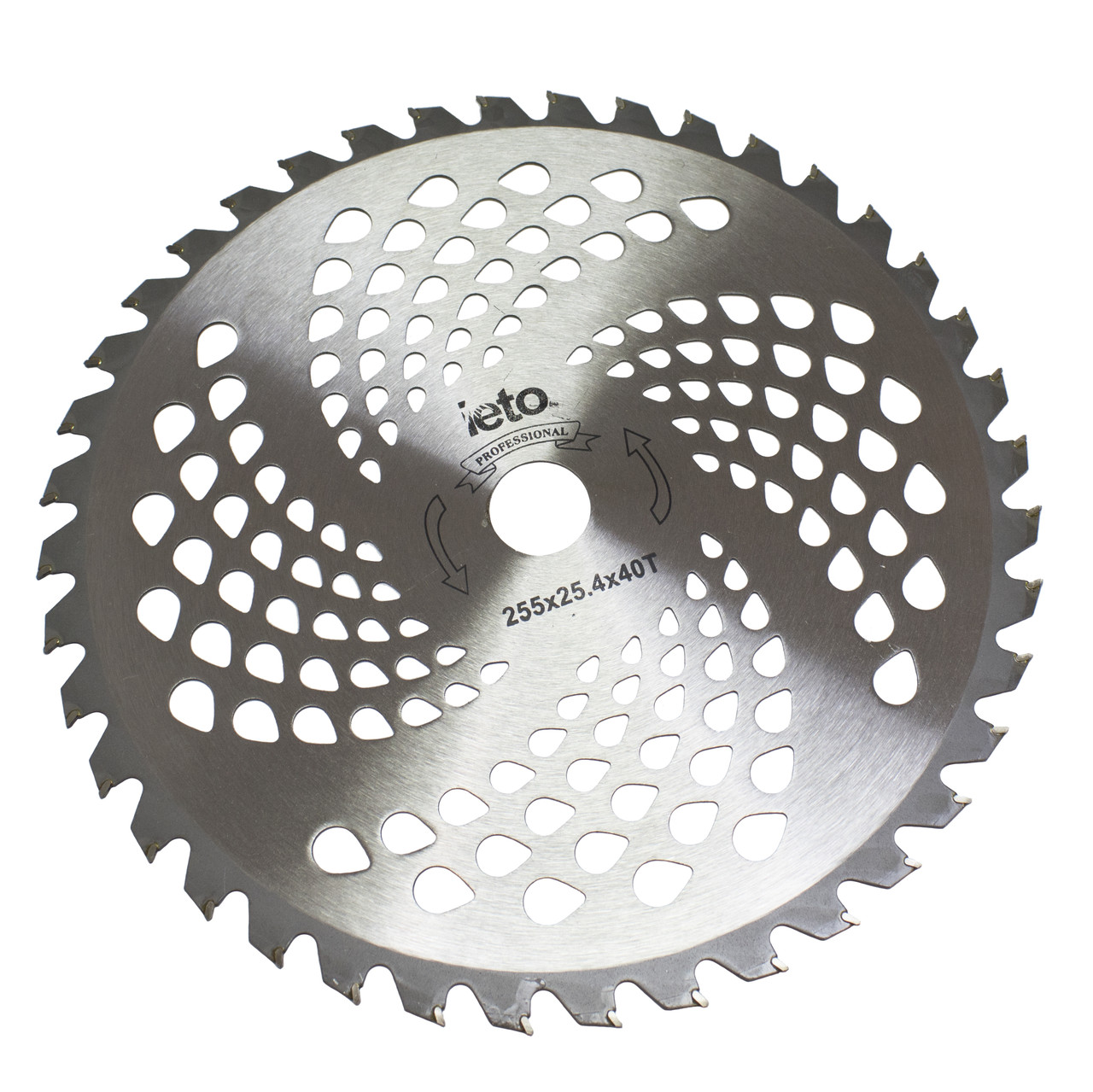 Ніж для тримера Brush Cutter Blade 40Т (255 мм, побідитові напайки)