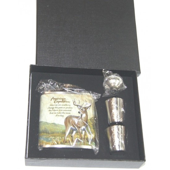 Сувенірний набір 1фляга +2рюмки + 1лейка., фото 1