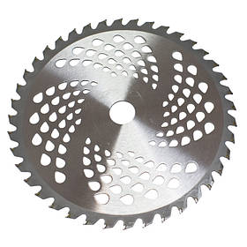Ніж для тримера Brush Cutter Blade 40Т (230 мм, побідитові напайки)