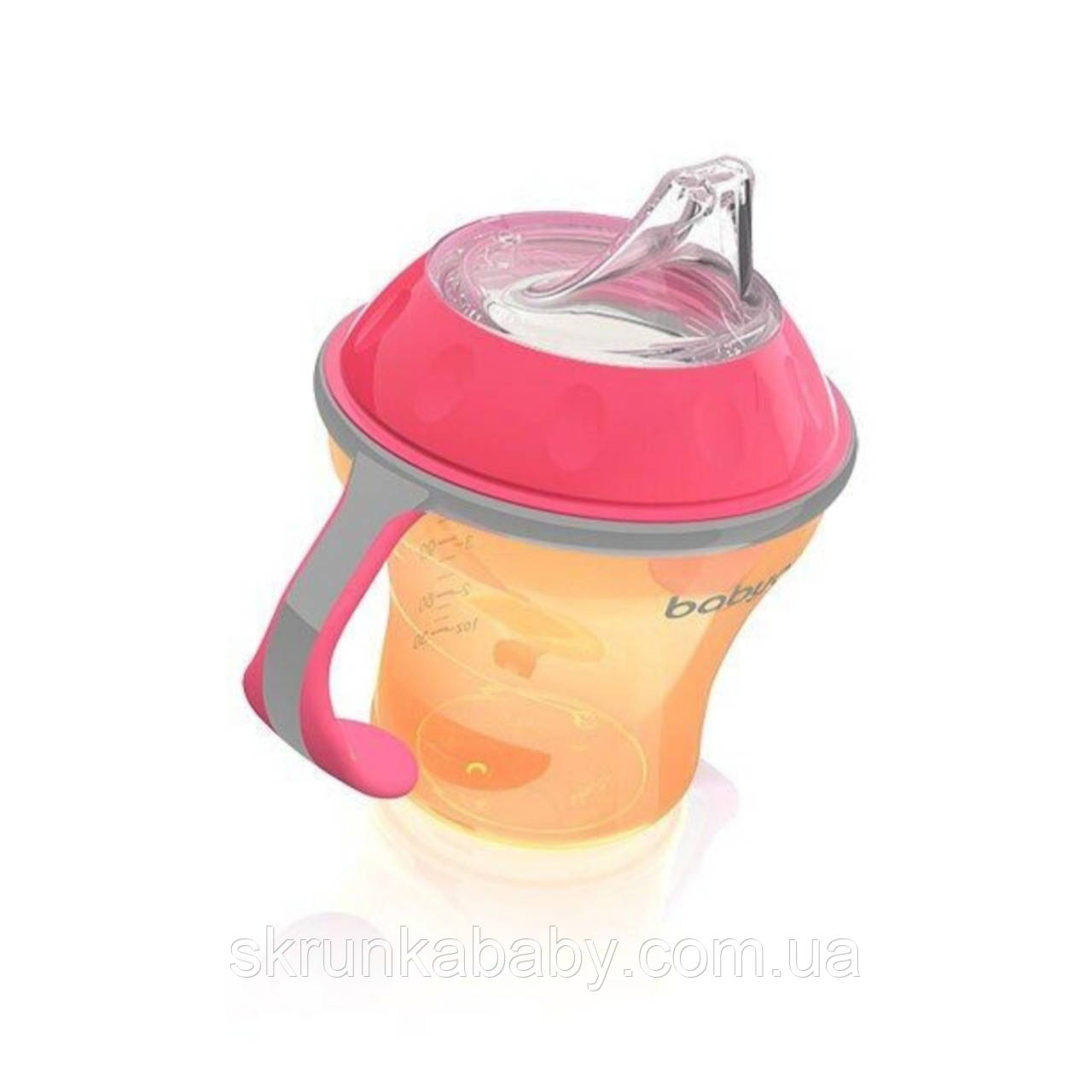 Чашка непроливайка BabyOno (БебіОно) Natural Nursing (помаранчевий)