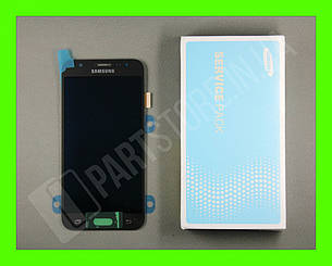 Дисплей Samsung J500 Black J5 2015 (GH97-17667B) сервісний оригінал, фото 1
