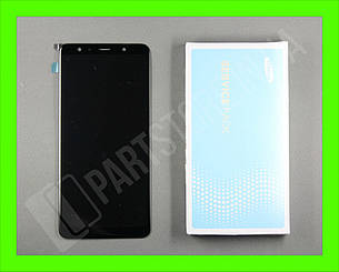 Дисплей Samsung A750 Black A7 2018 (GH96-12078A) сервісний оригінал, фото 1