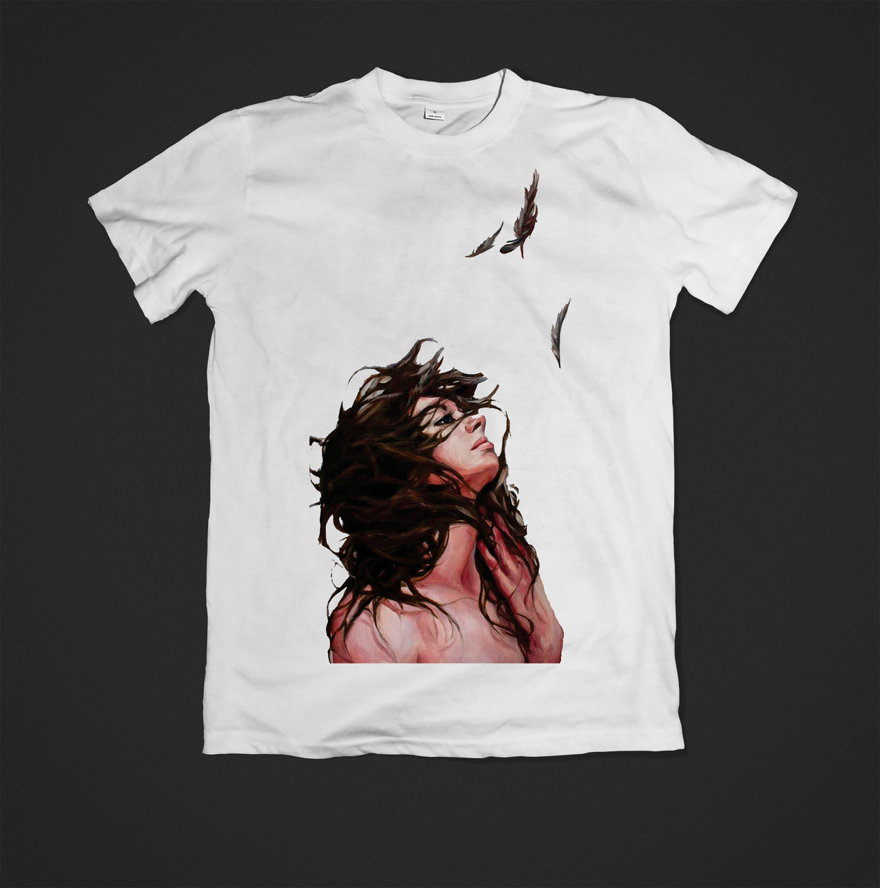 Футболка YOUstyle Girl 0100 L White