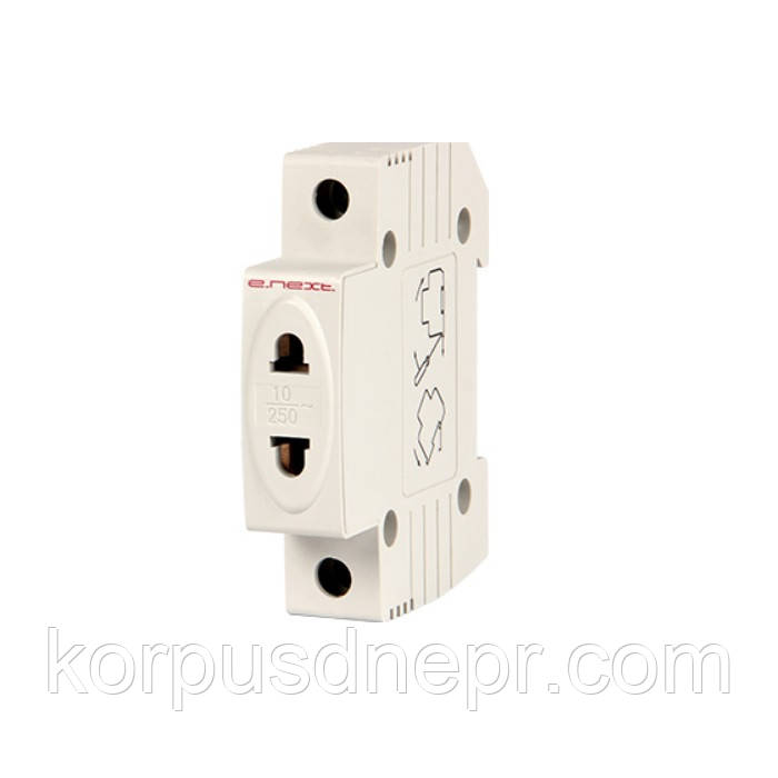 Розетка на DIN-рейку e.socket.stand.din, 230 В