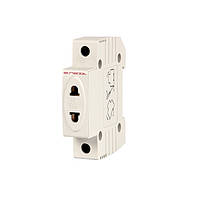 Розетка на DIN-рейку e.socket.stand.din, 230 В