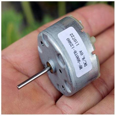 Мікро-електродвигун, моторчик RF-500TB-12560 DC 9V-12V (довгий вал)