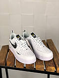 Кросівки Nike Air Force 1 Utility White, кросівки найк аір форс 1 утилити, фото 2