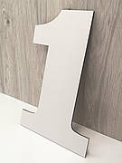 Трафарет для торта цифра один, шаблон для торта з цифрами