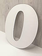 Трафарет для торта цифра нуль, шаблон для торта з цифрами