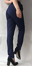 Батальні жіночі літні штани No19 темно-синій. супер СОФТ (діагональка), фото 3