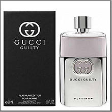 Gucci Guilty Pour Homme Platinum туалетна вода 90 ml. (Гуччі Гилти Пур Ом Платинум)