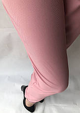 Літні штани (супер софт, діагональка), No19 рожевий, фото 2
