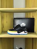 Жіночі кросівки Nike Air Force Jester Black Sonic Yellow, жіночі кросівки найк аір форс джестер, фото 5