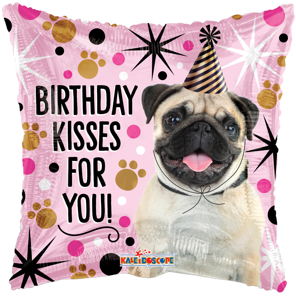 К 18" Birthday Kisses For You! "Поцілунки На день народження"