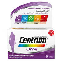 Centrum ONA, multiefekt витамины минералы для женщин, 30 таб GSK