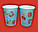 Паперові стаканчики KOZA-Style "Петриківські" 250мл 10шт/уп, фото 2