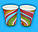 Паперові стаканчики KOZA-Style "Веселі" 250мл 10шт/уп, фото 2