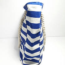 Пляжна сумка текстильна літня смуга, фото 2