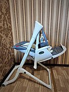 Стільчик 3в1 Carrello Triumph CRL‑10302 — шезлонг і гойдалка з автозаколисуванням, пульт ДК та USB, фото 4