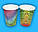 Паперові стаканчики KOZA-Style "Веселка" 250мл 10шт/уп, фото 2