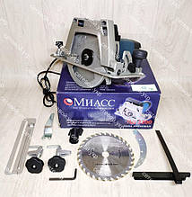Пила дискова ручна, Міас ПД-2200 (з кріпленням до столу паркетка, циркулярка)