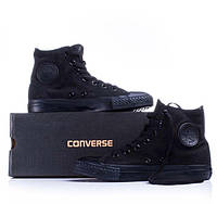 Высокие кеды мужские Converse All Star Black Monochrome KF0586