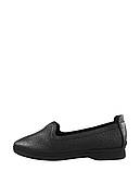 Балетки Injers чорні натуральна шкіра виробництво Україна Inj20-025-81 - розмір 36 (23,9 см)
