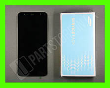 Дисплей Samsung J610 J415 Black | J4+ | J6+ 2018 (GH97-22582A) сервісний оригінал