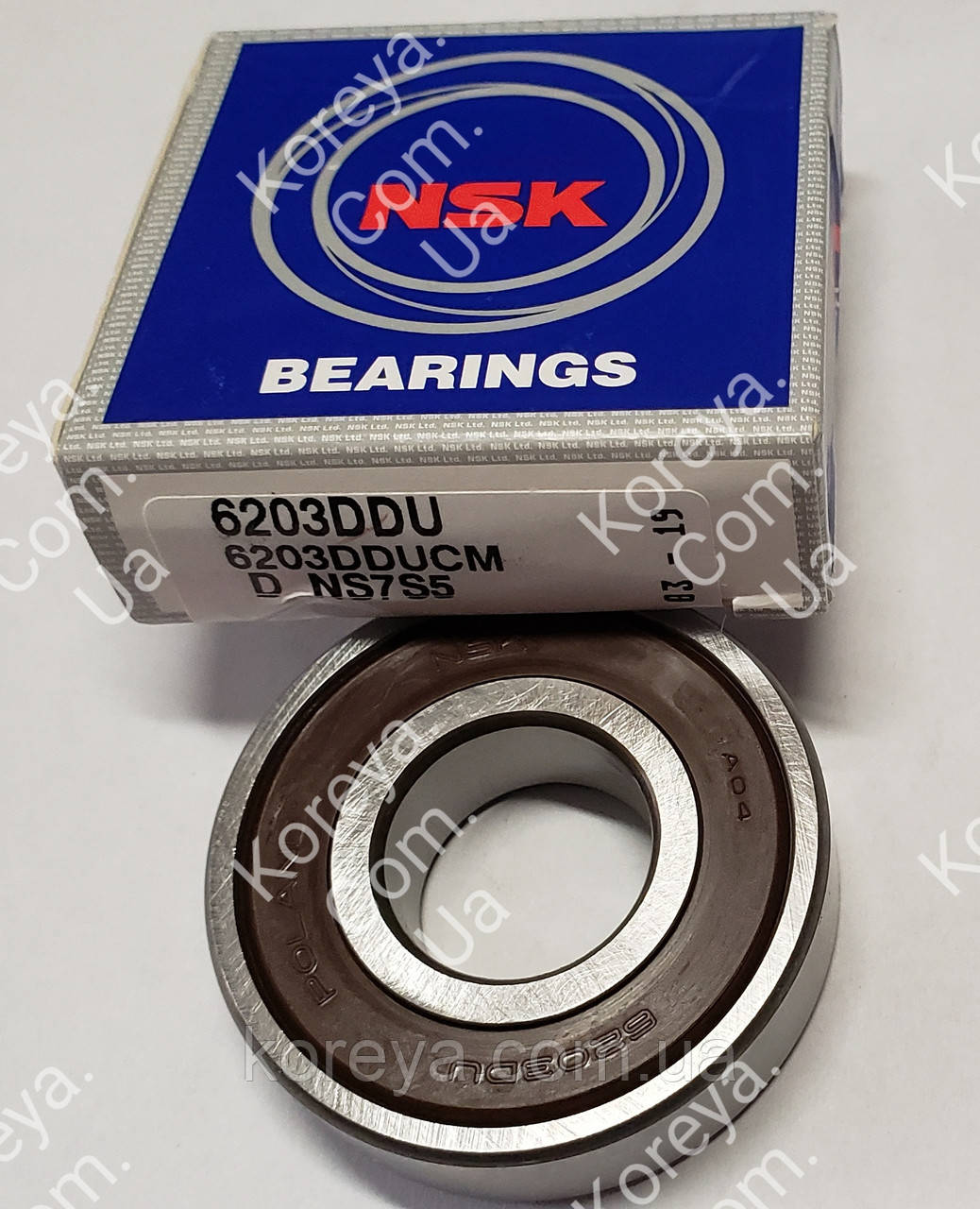 Підшипник генератора Ланос Нубіра Такума передній NSK, фото 1