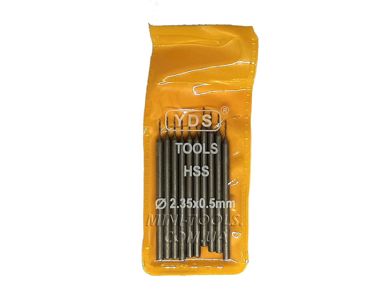 Набір спіральних свердел Ø 0,5 мм. 10 шт. YDS Tools