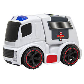 Іграшкова Машина Швидка допомога, 21 см, зі світловими ефектами, білий (A849569Q-W)