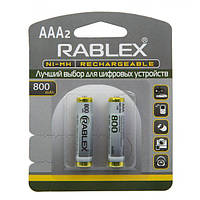 Аккумуляторы R3 800 mAh Rablex Ni-MH AAA 1.2 V