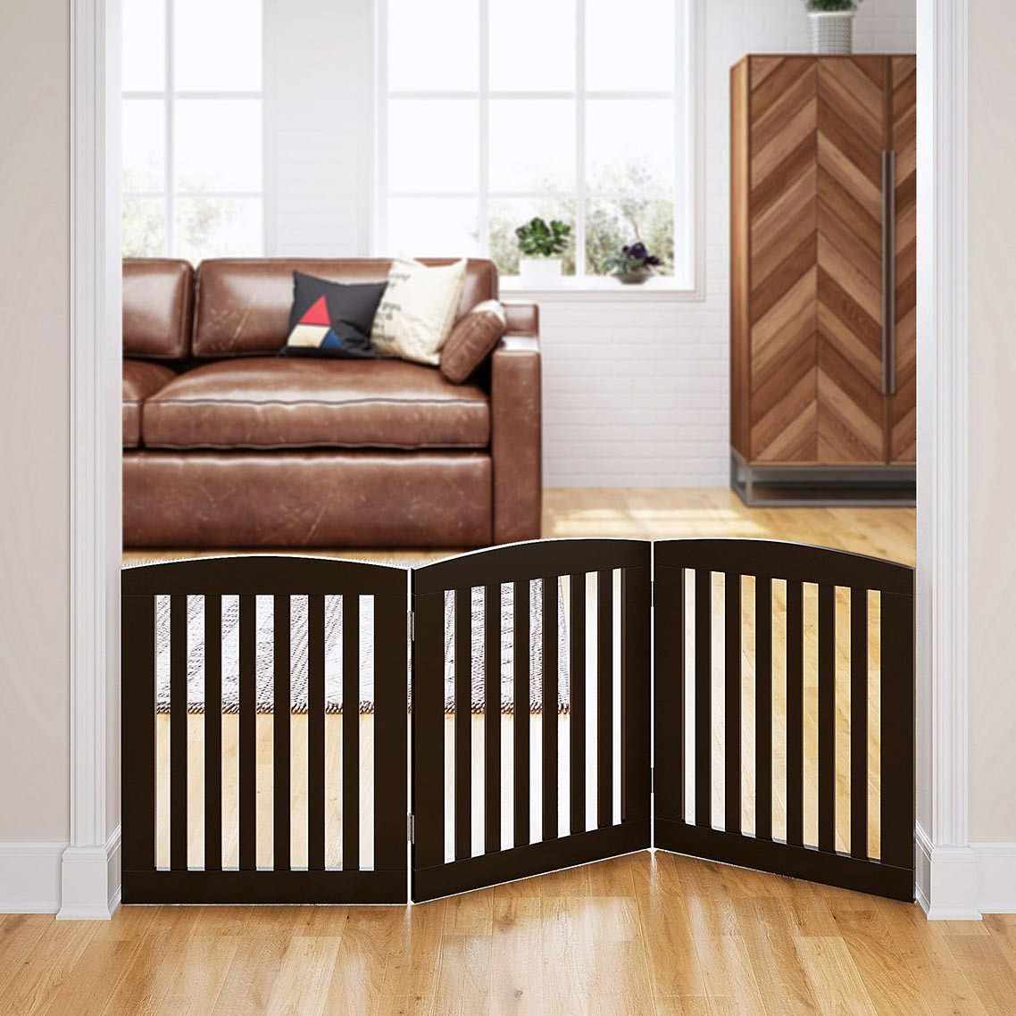 Парканчик обмежувач "Рео 3" венге