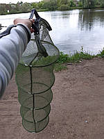 Садок рибальський капронову з ручками 1.6 м , d=0.4 м З