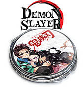 Дзеркальце кишенькове Клинок, розсікає демонів "Танджиро і сестра" / Demon Slayer