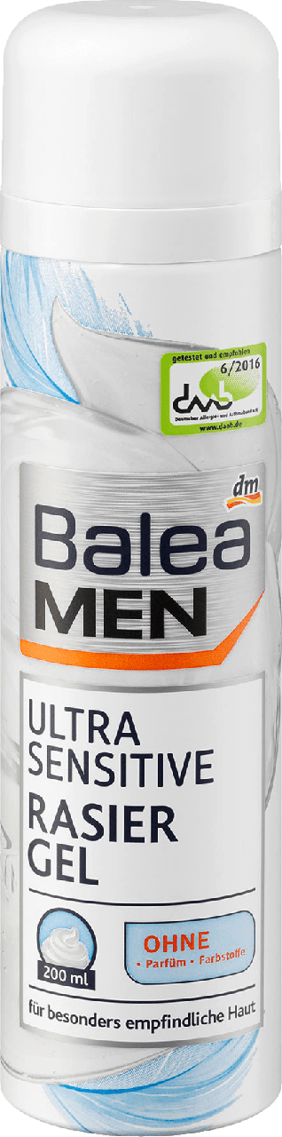 Гель для гоління Balea Men Ultra Sensitive, 200 мл