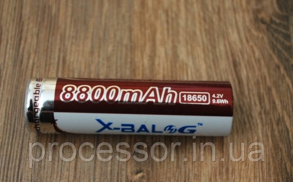 Акумулятор Li-Ion X-BALOG 18650 8800 mAh 4.2V, фото 1