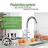Проточний електричний водонагрівач Water Heater Digital Міні бойлер з LCD-дисплеєм (RX-005), фото 7