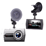 Авторегідратор DVR Full HD нічна підсвітка Kronos дві камери (з камерою заднього огляду) IT-520, фото 4
